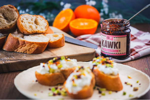 Kawki Crostini with Ricotta and Orange Zest by OMG Food Malta