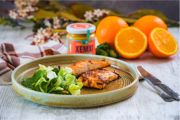 Spicy Orange Glazed Salmon (Using Xemxi) by OMG Food Malta